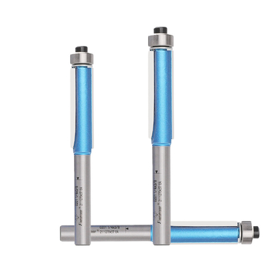購入 トップノット ローバー付きのランボス直線ビット 木工ルータービット トリミング合金フライリングカット機 online manufacture