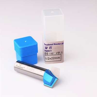 Antirust の実用的な V スロット フライス盤、V のタイプ木工用ルーター ビット