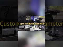 木工技術に合わせてシャンク径をカスタマイズします。